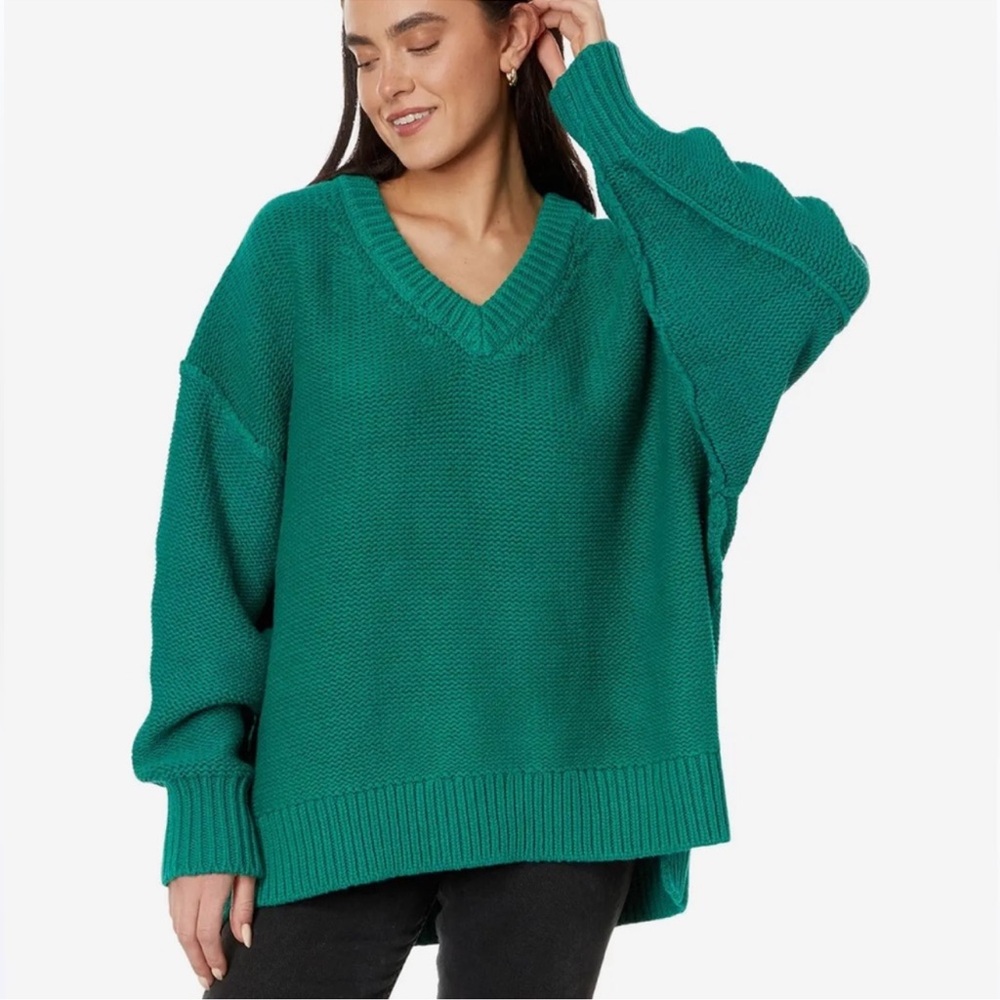 New Free People Alliance V-neck Sweater